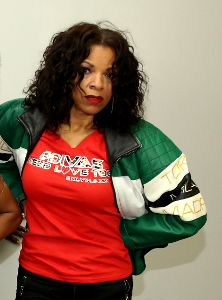 Divas Need Love Too! Red w/ Cheetah Print Ladies V-Neck $he-Tee, Heavy Cotton